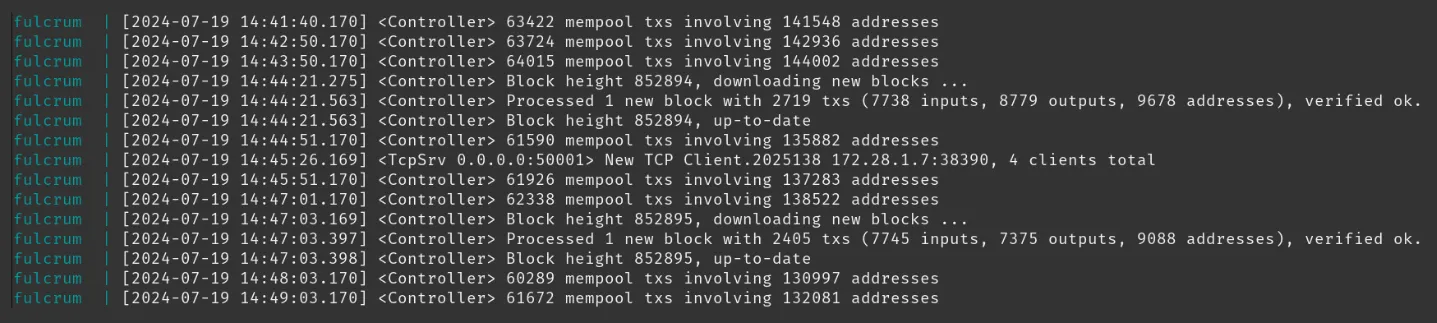 Fulcrum fully synced
